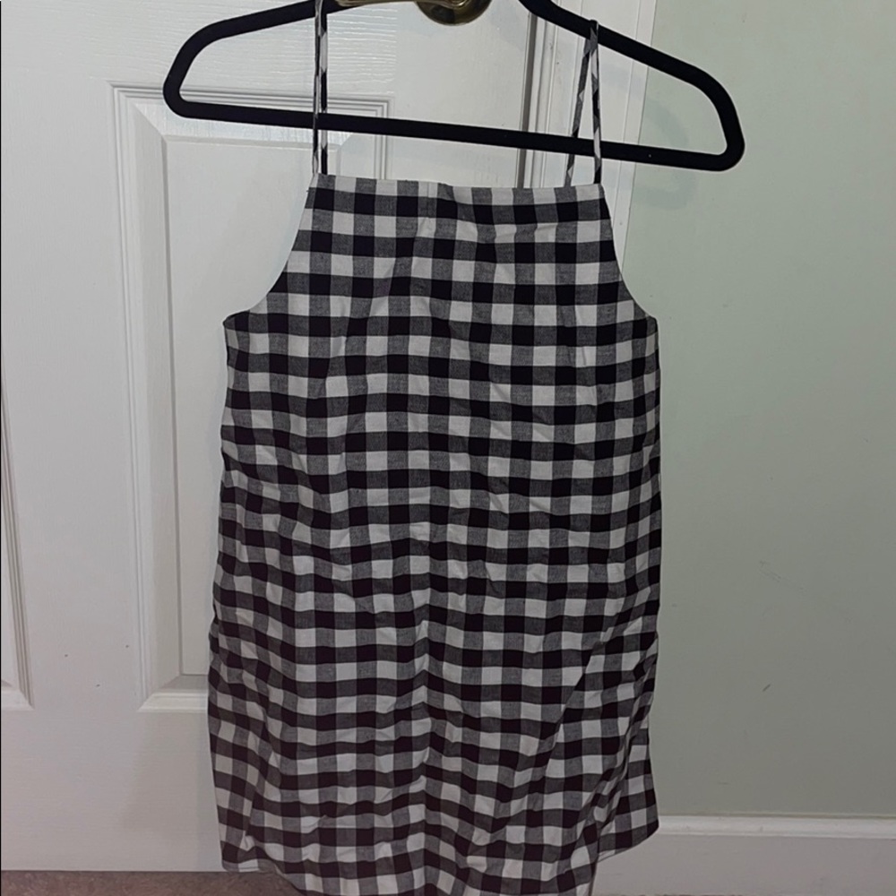 NWT ZARA Checkered Dress